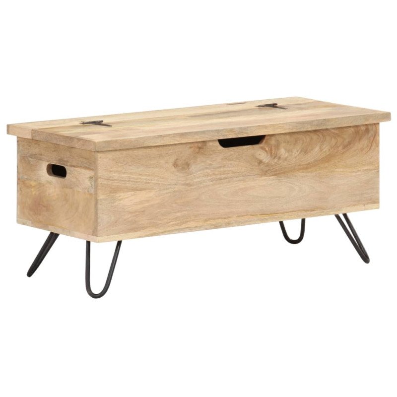vidaXL Truhlica 90x40x40 cm mangovníkový masív