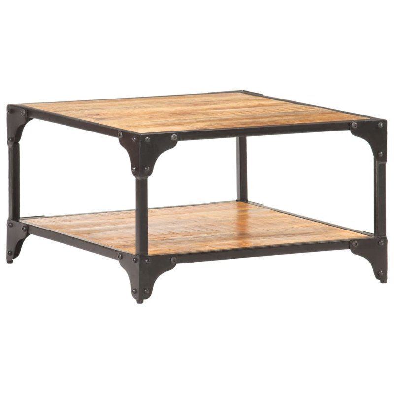 vidaXL Konferenčný stolík z mangovníkového dreva 60x60x35 cm