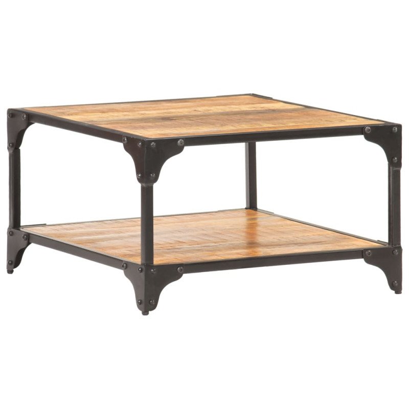 vidaXL Konferenčný stolík z mangovníkového dreva 60x60x35 cm