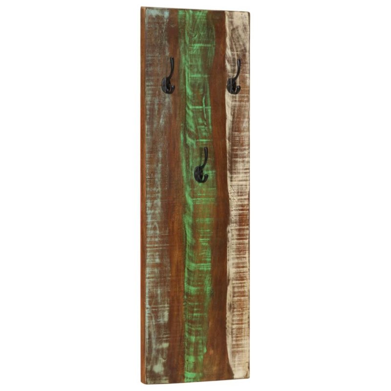 vidaXL Nástenné vešiaky na kabáty 2 ks 36x3x110 cm recyklovaný masív