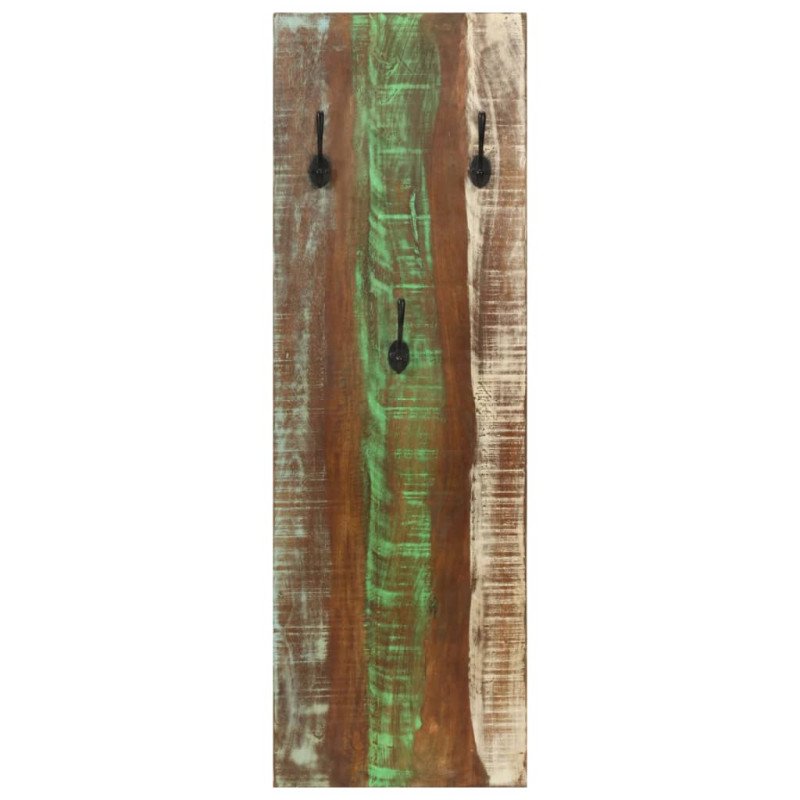 vidaXL Nástenné vešiaky na kabáty 2 ks 36x3x110 cm recyklovaný masív