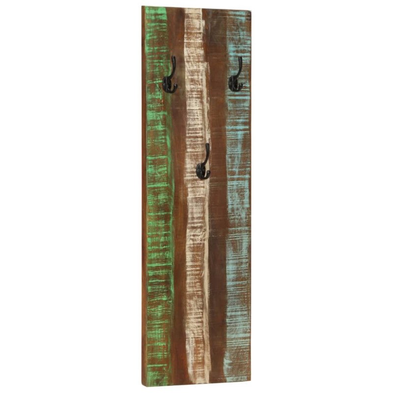 vidaXL Nástenné vešiaky na kabáty 2 ks 36x3x110 cm recyklovaný masív