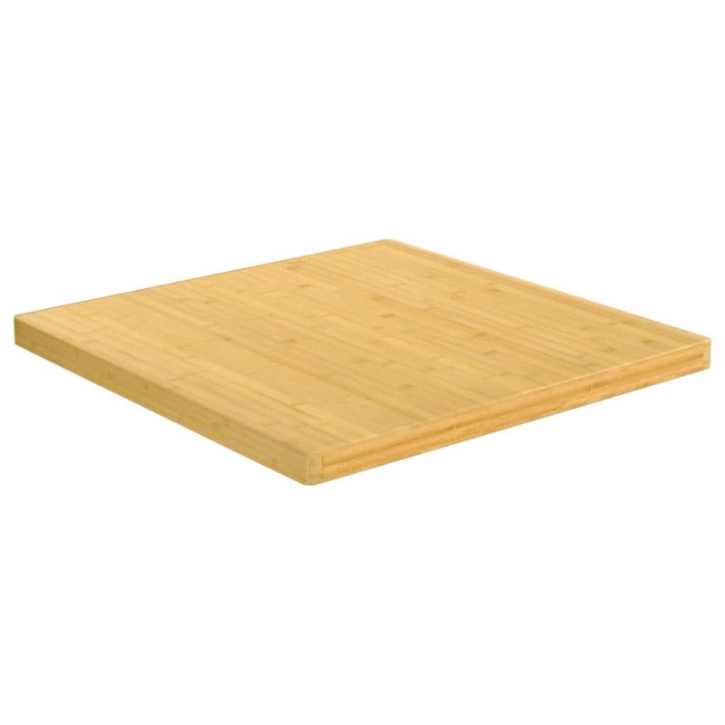 vidaXL Stolová doska 80x80x4 cm bambus