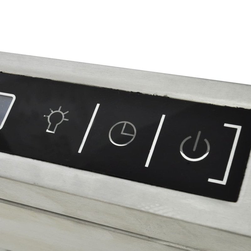 vidaXL Ostrovčekový digestor s LCD displejom