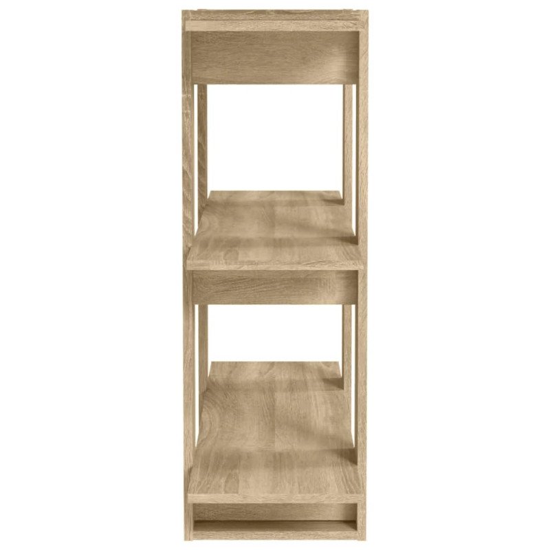 vidaXL Knižnica/deliaca stena dub sonoma 80x30x87 cm