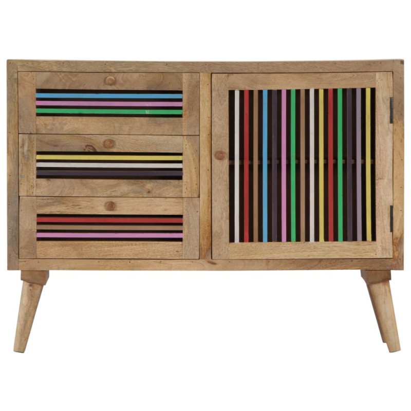 vidaXL Komoda 100x30x75 cm masívne mangovníkové drevo