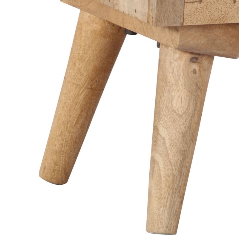 vidaXL Komoda 100x30x75 cm masívne mangovníkové drevo