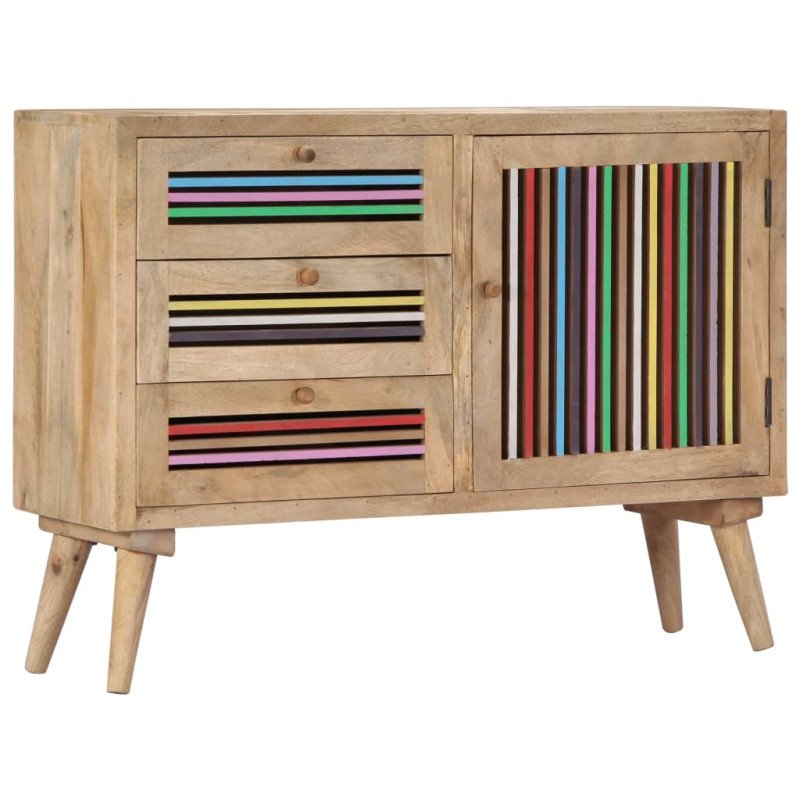 vidaXL Komoda 100x30x75 cm masívne mangovníkové drevo