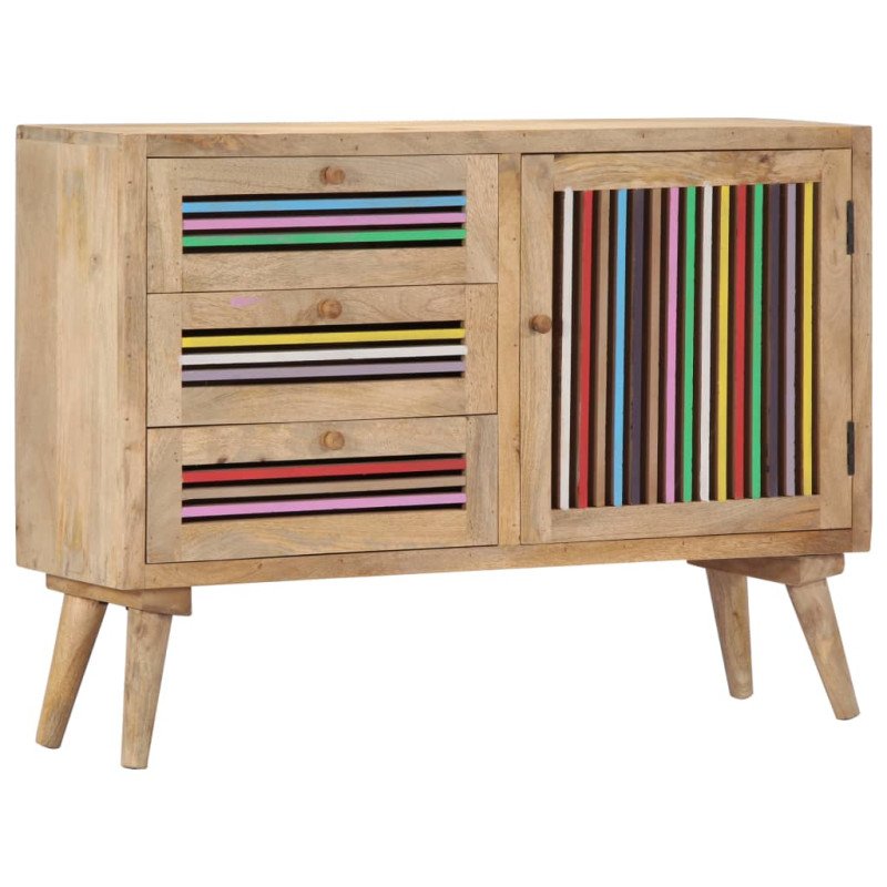 vidaXL Komoda 100x30x75 cm masívne mangovníkové drevo