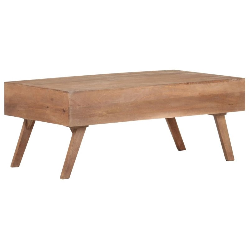 vidaXL Konferenčný stolík 100x60x40 cm, mangový masív