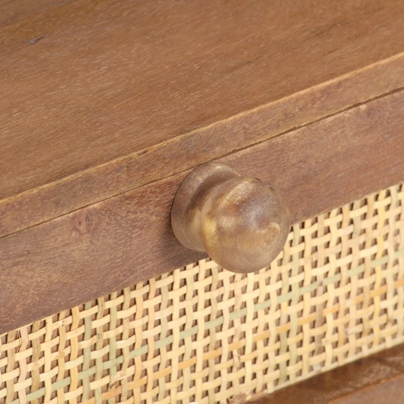 vidaXL Konferenčný stolík 100x60x40 cm, mangový masív