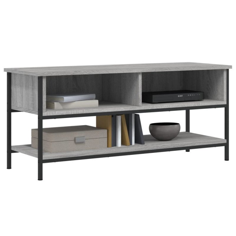 vidaXL TV skrinka sivý dub sonoma 100x35x45 cm kompozitné drevo