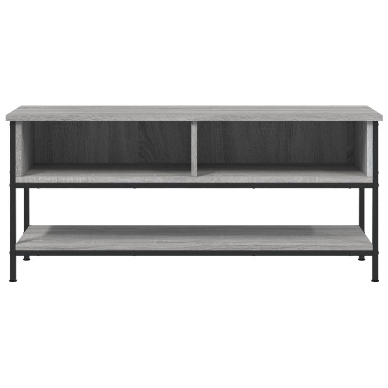 vidaXL TV skrinka sivý dub sonoma 100x35x45 cm kompozitné drevo