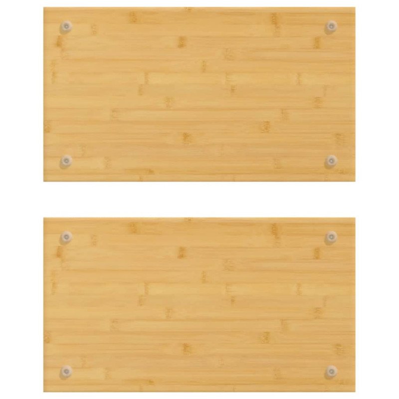 vidaXL Pokrývky na sporák 2 ks 50x28x1,5 cm bambus