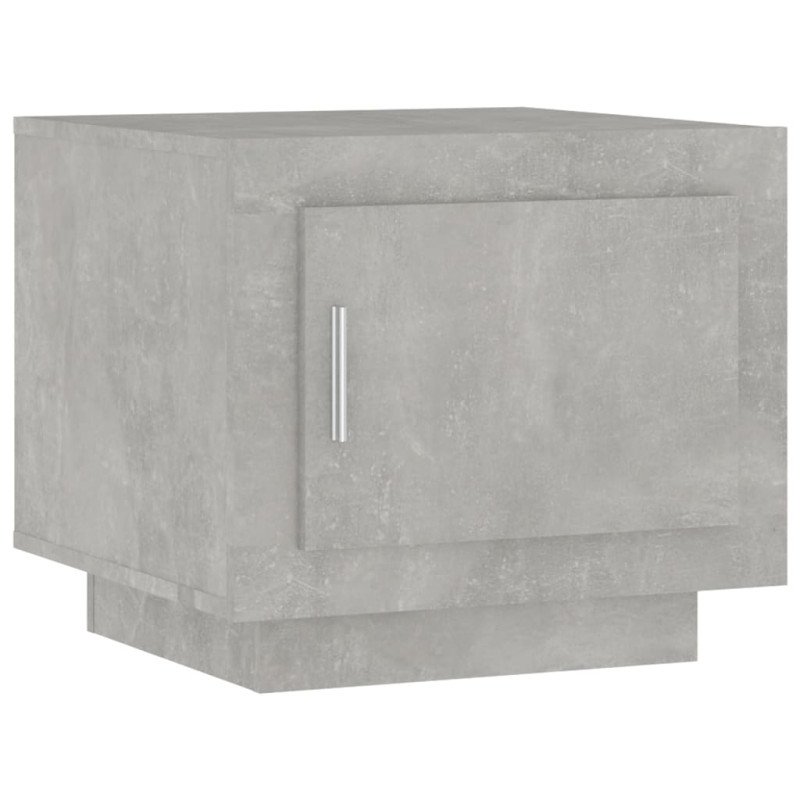 vidaXL Konferenčný stolík betónový sivý 51x50x45 cm spracované drevo