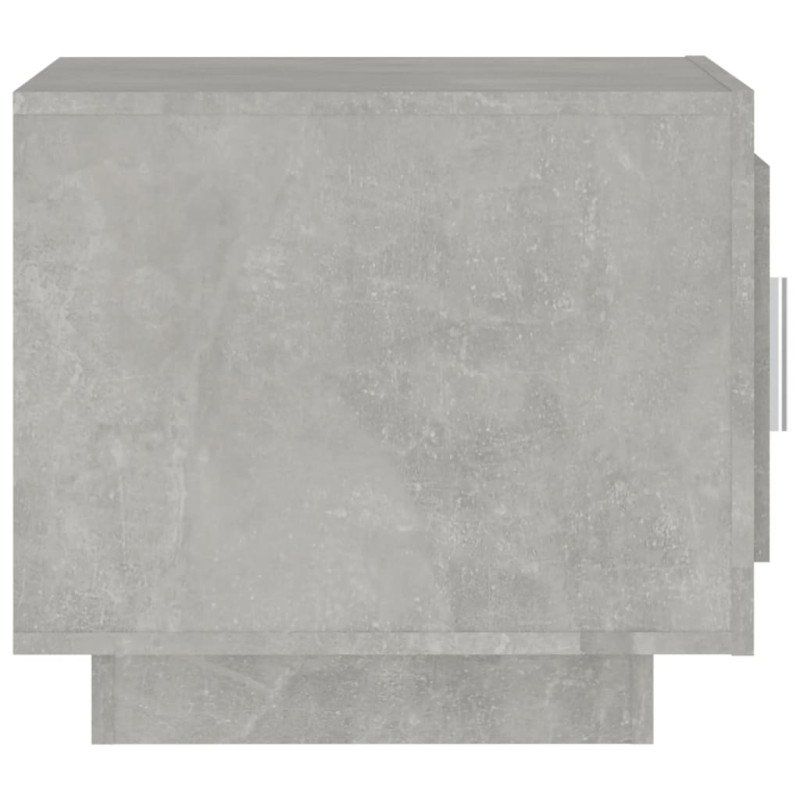 vidaXL Konferenčný stolík betónový sivý 51x50x45 cm spracované drevo