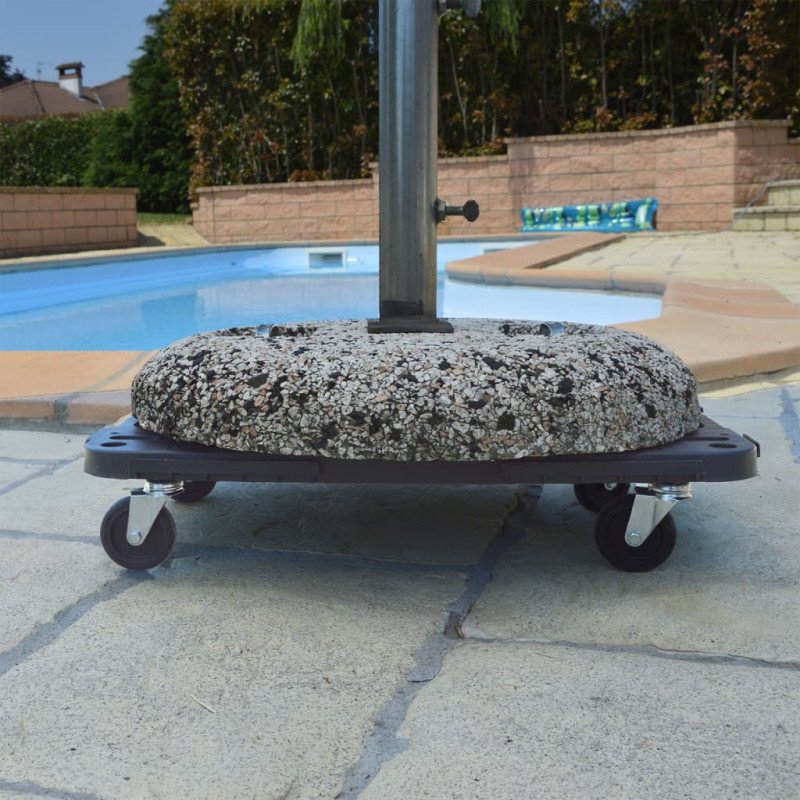 vidaXL Prepravné vozíky 5 ks čierne 58x38x12 cm polypropylén