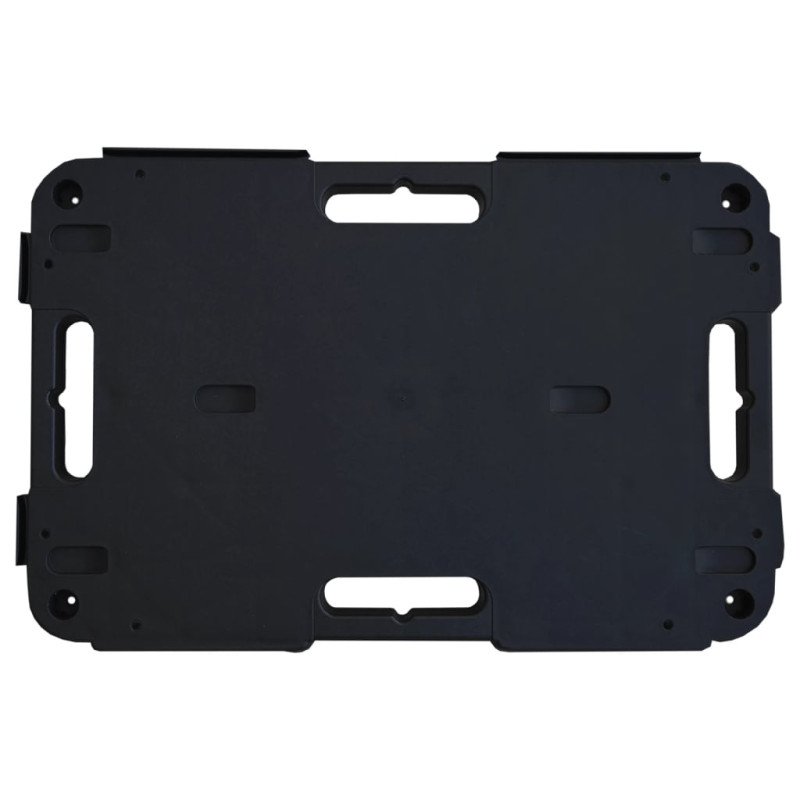 vidaXL Prepravné vozíky 5 ks čierne 58x38x12 cm polypropylén