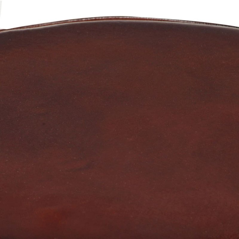 vidaXL Barové stoličky 2 ks 52 cm pravá koža