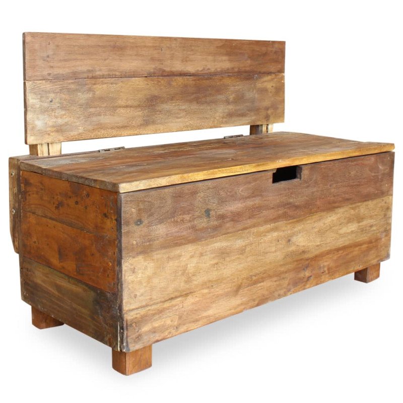 vidaXL Lavička z recyklovaného dreva, 86x40x60 cm 