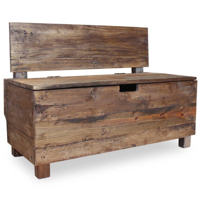 vidaXL Lavička z recyklovaného dreva, 86x40x60 cm 