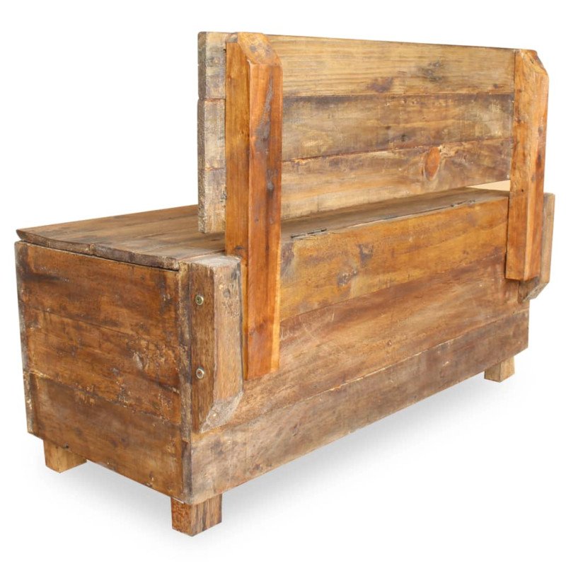 vidaXL Lavička z recyklovaného dreva, 86x40x60 cm 