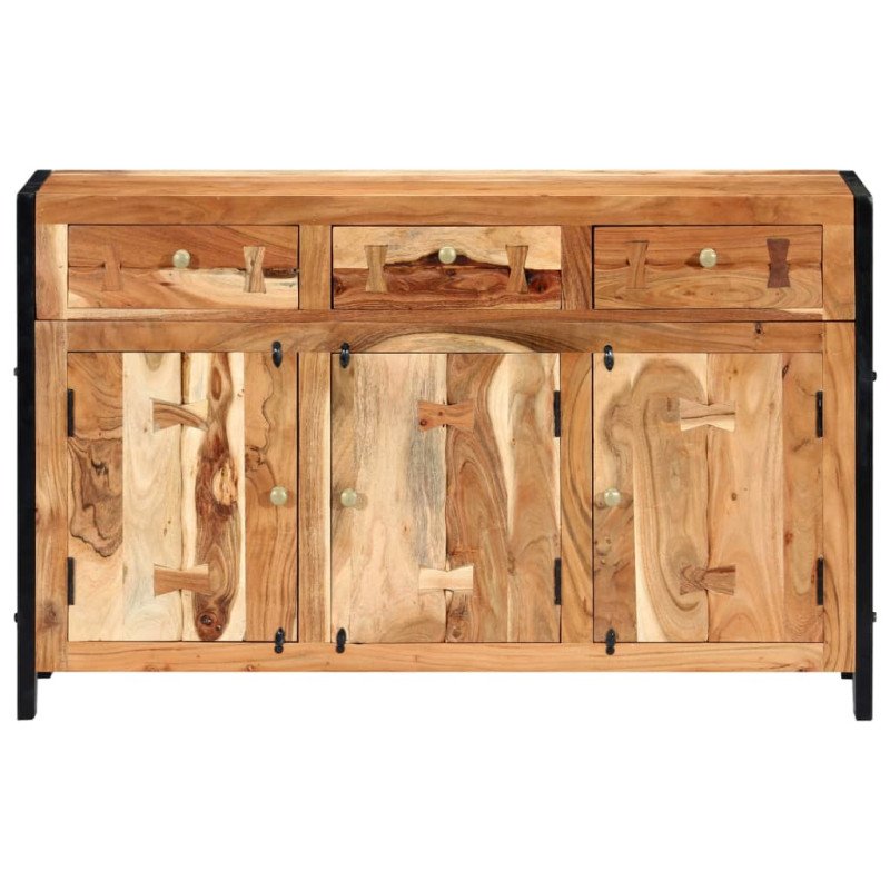 vidaXL Komoda 120x35x75 cm, akáciový masív