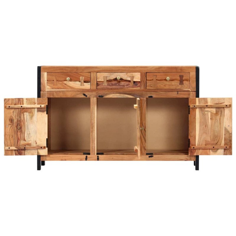vidaXL Komoda 120x35x75 cm, akáciový masív