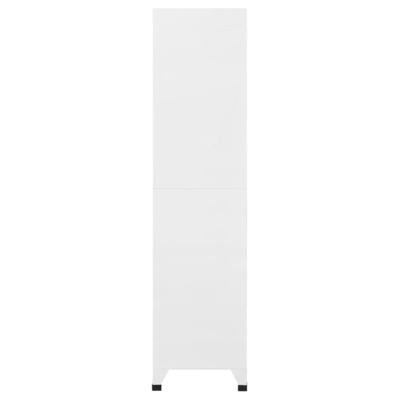 vidaXL Oceľová šatňová skrinka s 9 priehradkami, 90x45x180 cm, šedá 