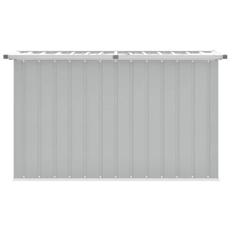 vidaXL Záhradný úložný box sivý 149x99x93 cm