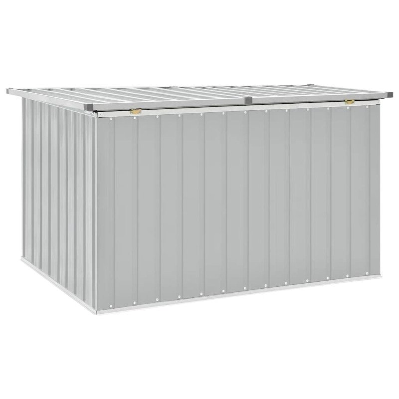 vidaXL Záhradný úložný box sivý 149x99x93 cm