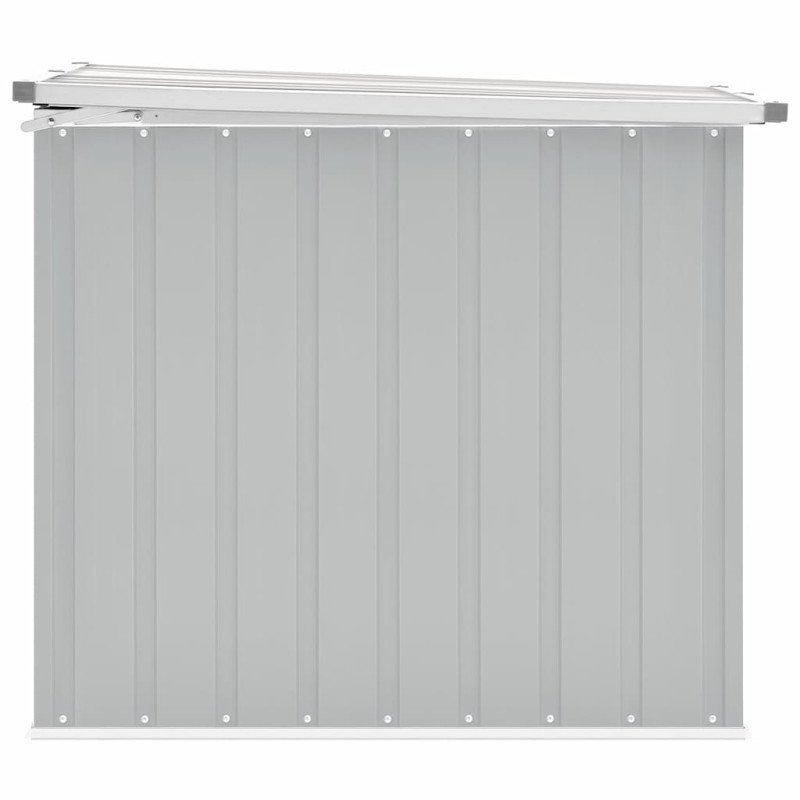 vidaXL Záhradný úložný box sivý 149x99x93 cm