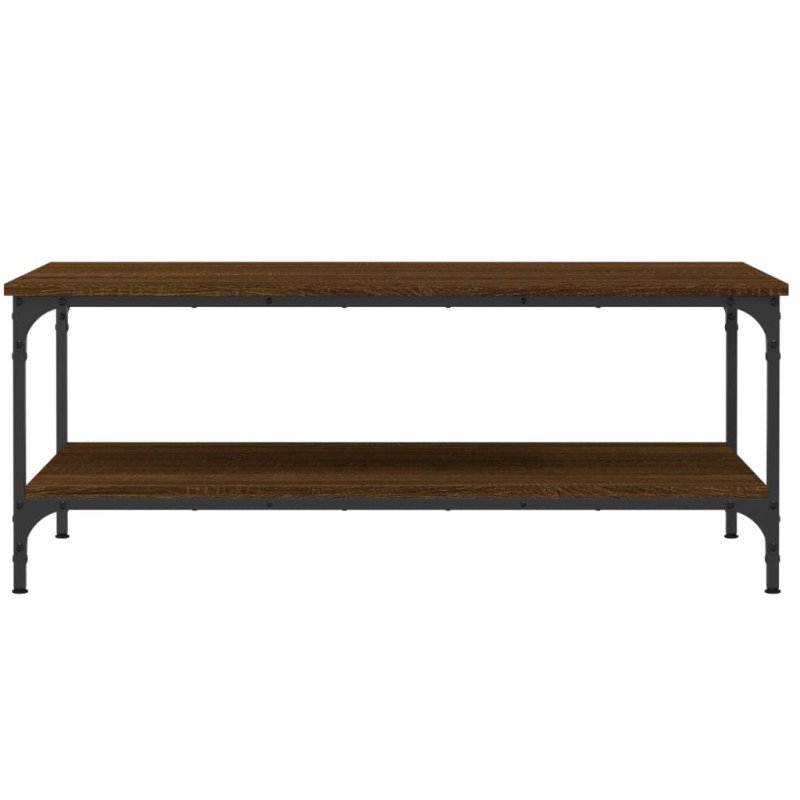 vidaXL Konferenčný stolík hnedý dub 100x55x40 cm kompozitné drevo