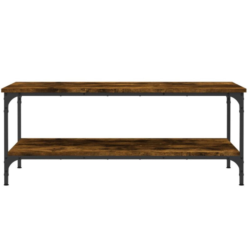 vidaXL Konferenčný stolík dymový dub 100x55x40 cm kompozitné drevo