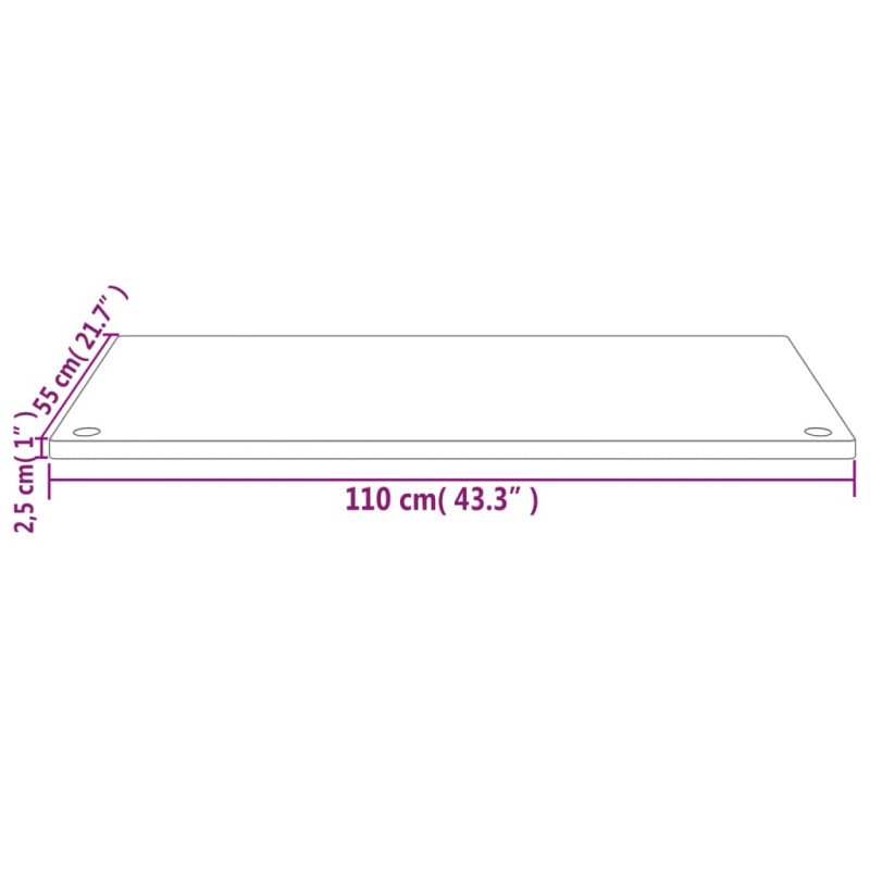 vidaXL Doska stolíka biela 100x55x2,5 cm masívne borovicové drevo