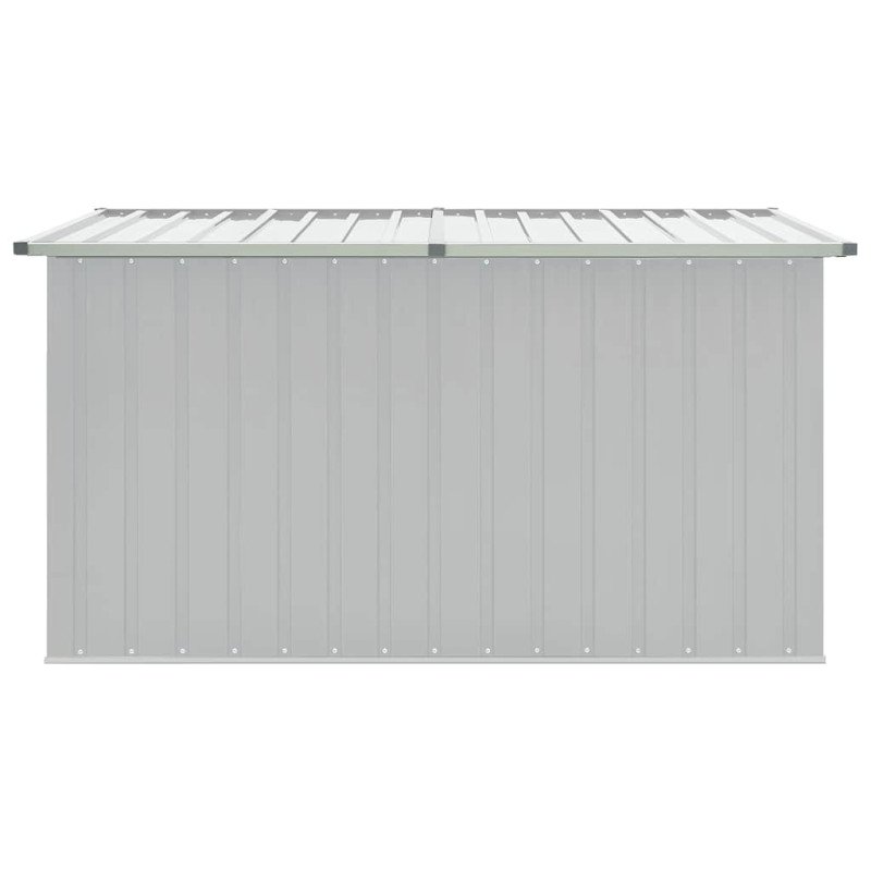 vidaXL Záhradný úložný box sivý 171x99x93 cm