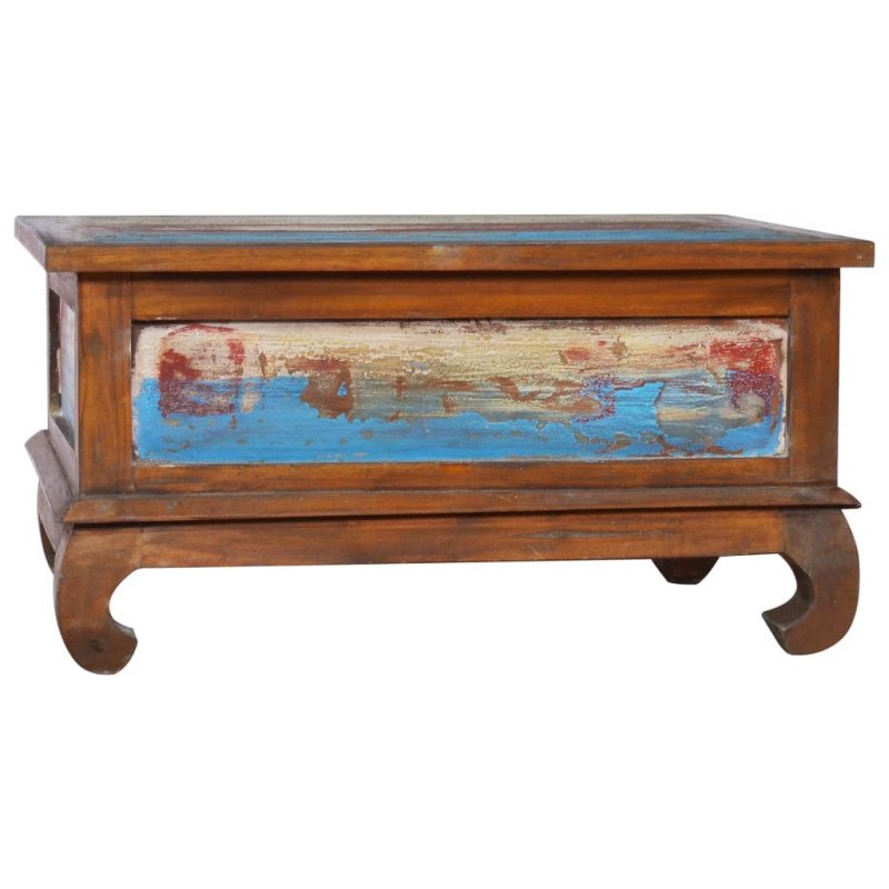 vidaXL Konferenčný stolík 80x50x40 cm recyklovaný tík