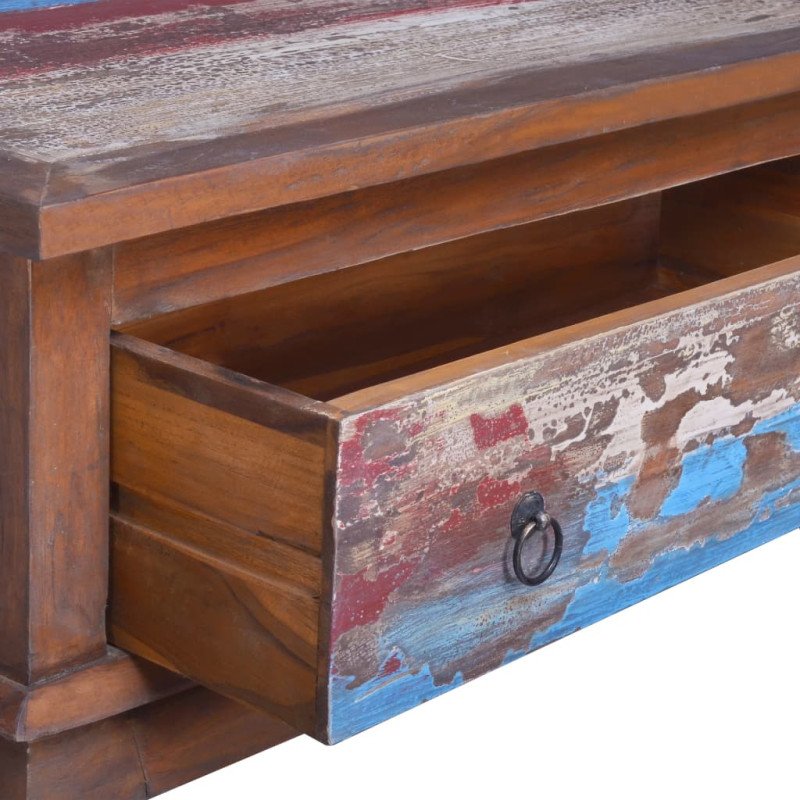 vidaXL Konferenčný stolík 80x50x40 cm recyklovaný tík