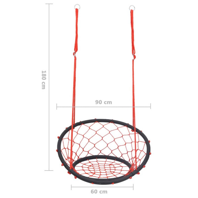 VidaXL Sieťovaná hojdacia stolička 60 cm