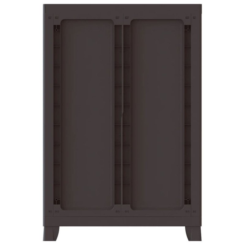 vidaXL Plastová skrinka 65x45x97 cm