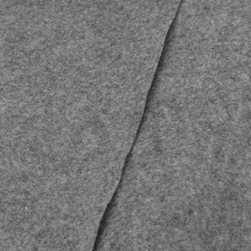 vidaXL Podložka pod bazén svetlosivá Ø428 cm polyesterová geotextília
