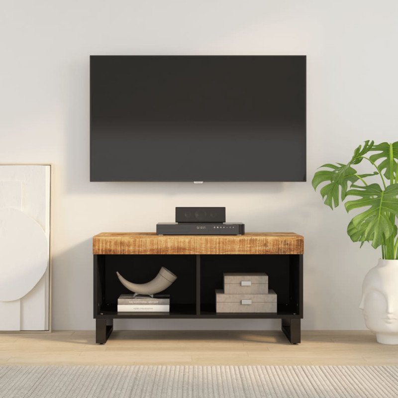 vidaXL TV skrinka 85x33x43,5 cm masívne mangovníkové drevo
