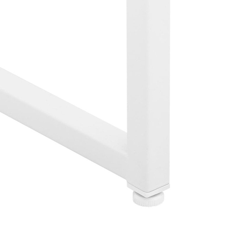 vidaXL Komoda biela 105x35x75 cm oceľ