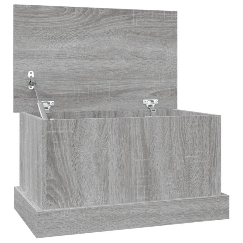 vidaXL Úložný box sivý sonoma 50x30x28 cm spracované drevo