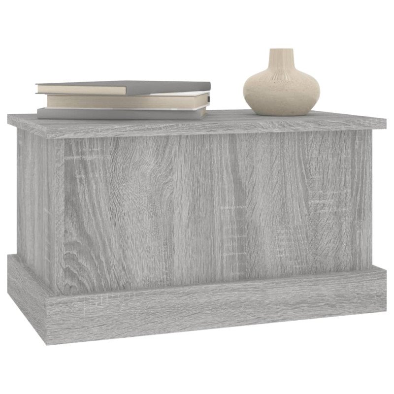 vidaXL Úložný box sivý sonoma 50x30x28 cm spracované drevo