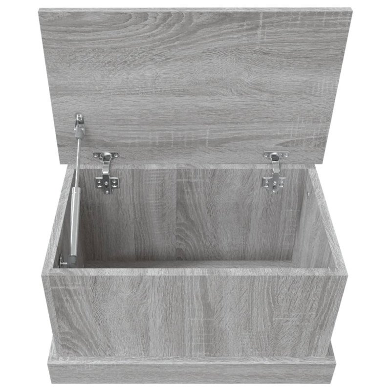 vidaXL Úložný box sivý sonoma 50x30x28 cm spracované drevo