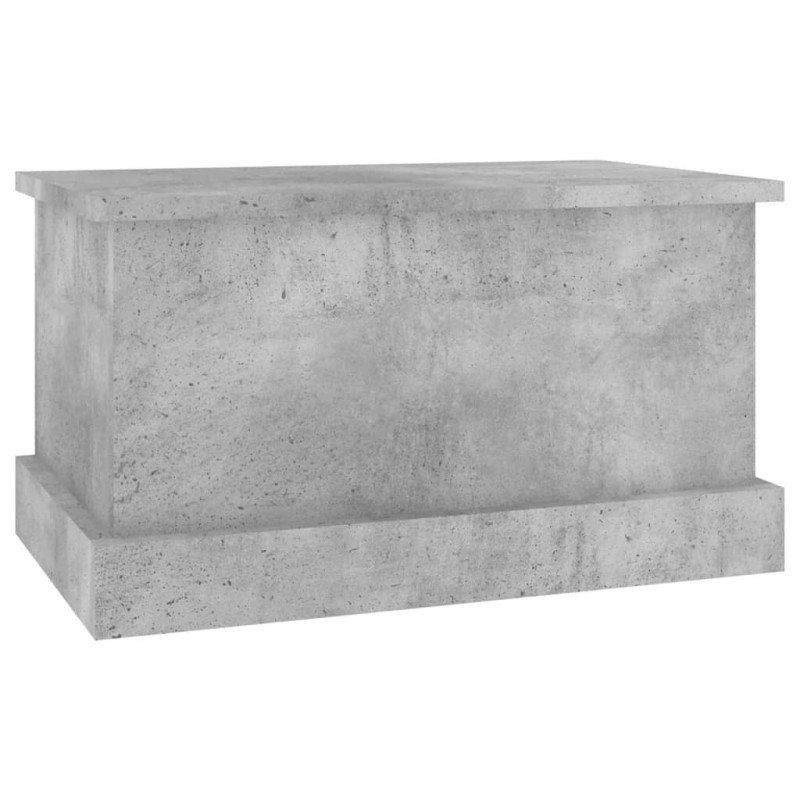 vidaXL Úložný box betónovo-sivý 50x30x28 cm spracované drevo