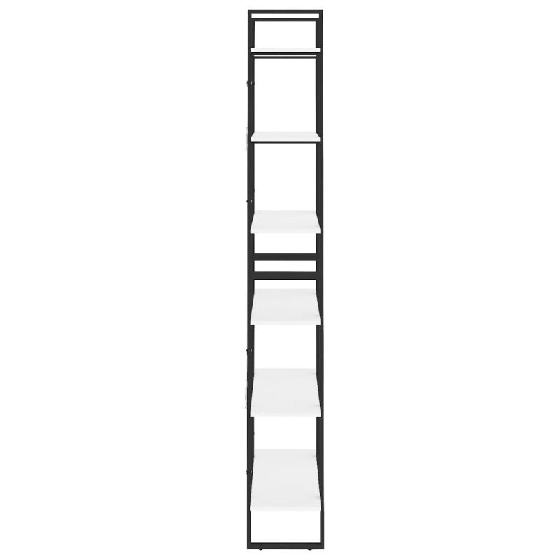 vidaXL Vysoký regál biely 80x30x210 cm drevotrieska