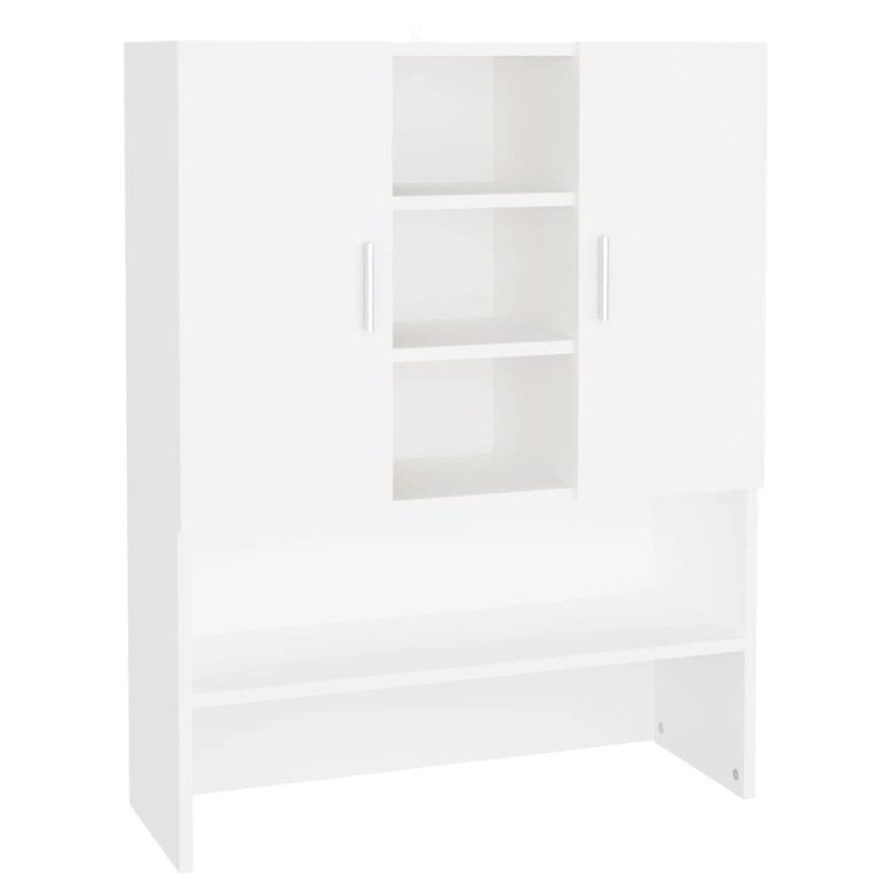vidaXL Skrinka na práčku biela 70,5x25,5x90 cm