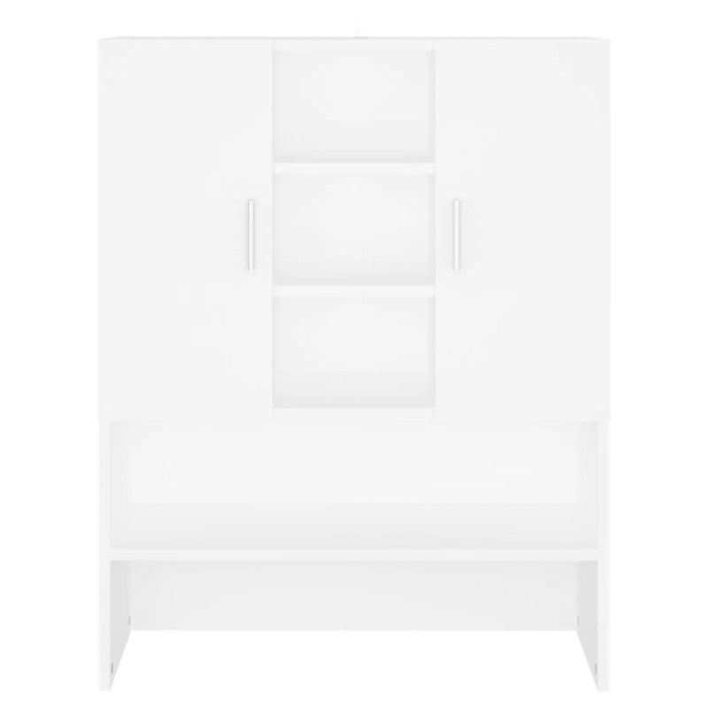 vidaXL Skrinka na práčku biela 70,5x25,5x90 cm